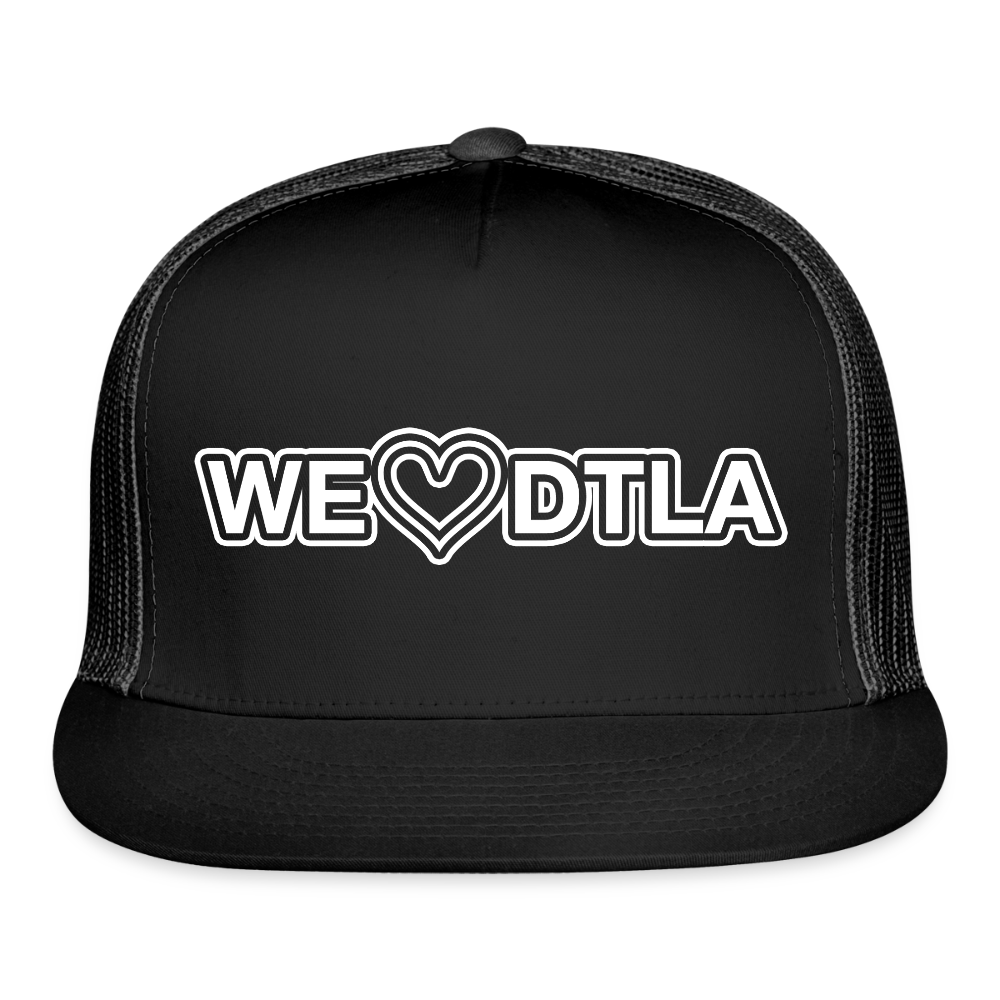 We Heart DTLA - Trucker Hat - black/black