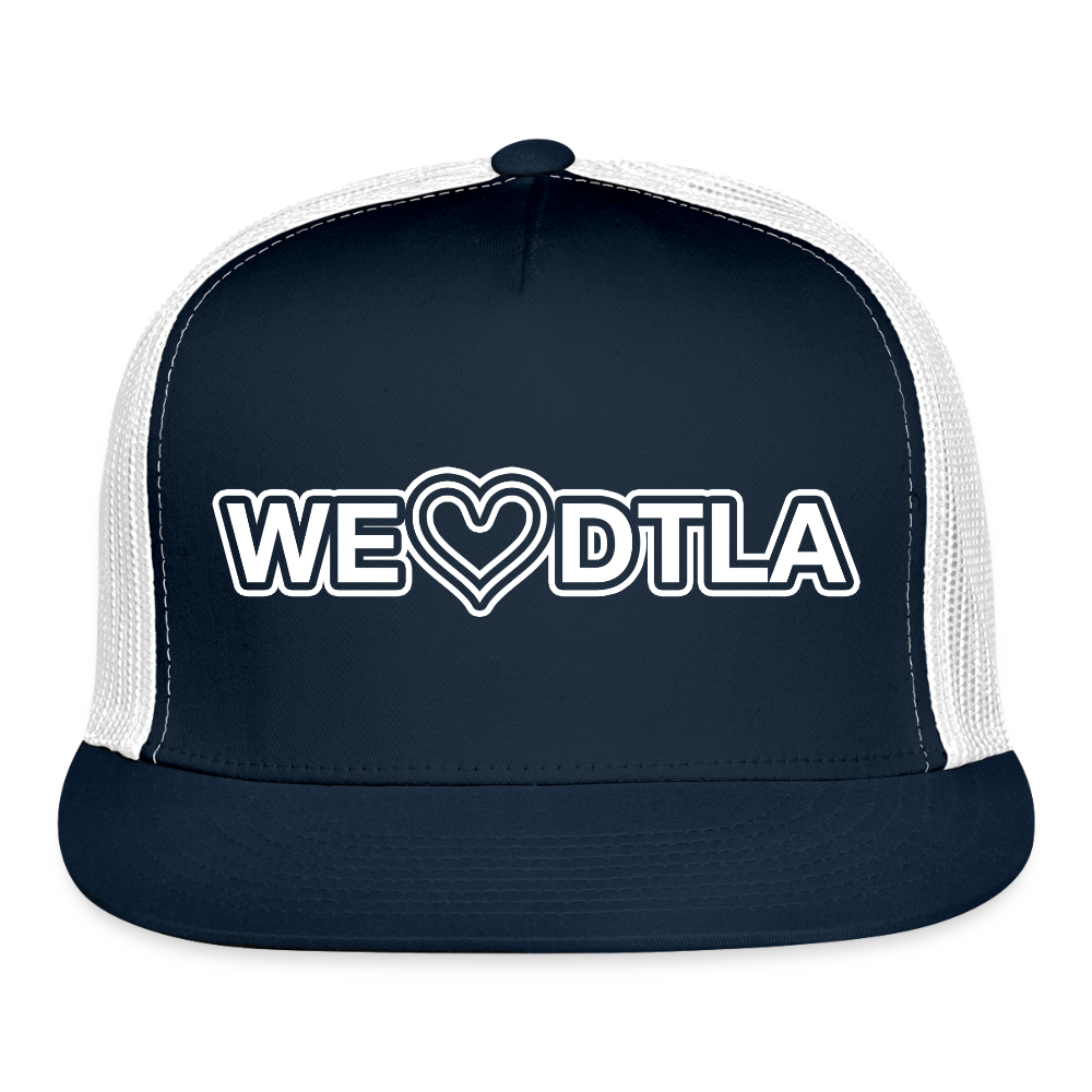 We Heart DTLA - Trucker Hat - navy/white