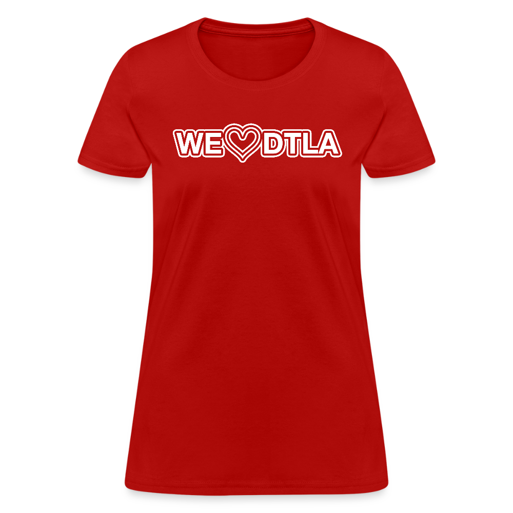 We Heart DTLA - Women's T-Shirt - red