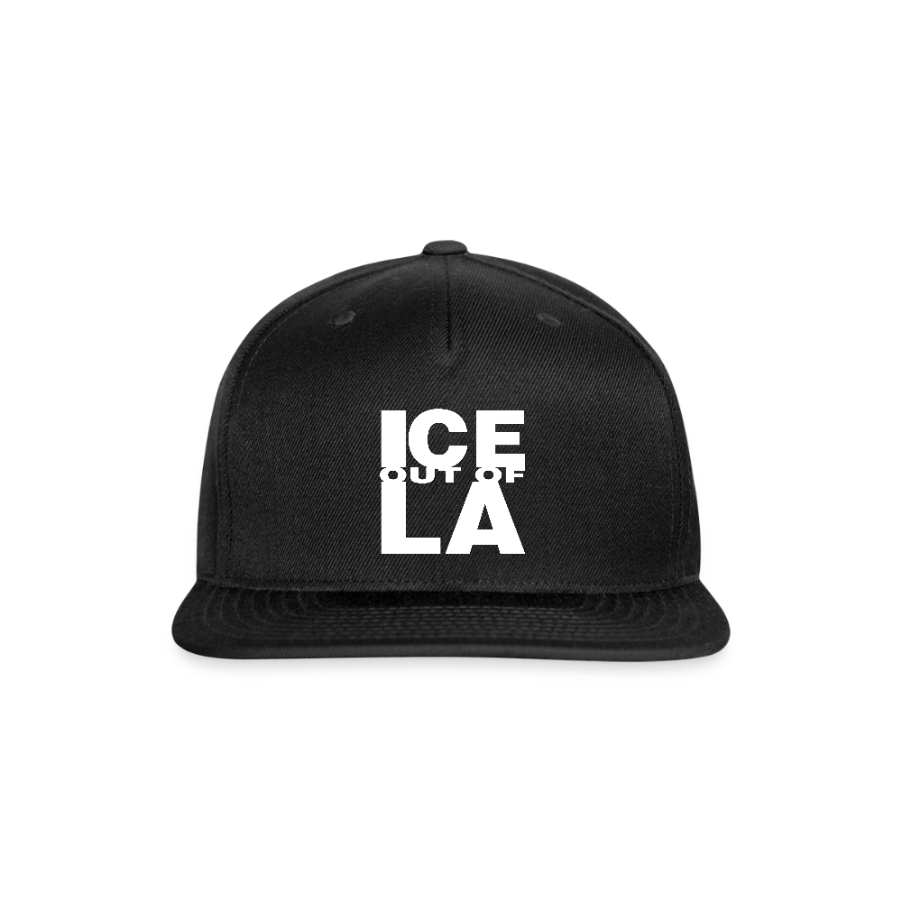 ICE OUT OF LA - Snapback Baseball Cap - black