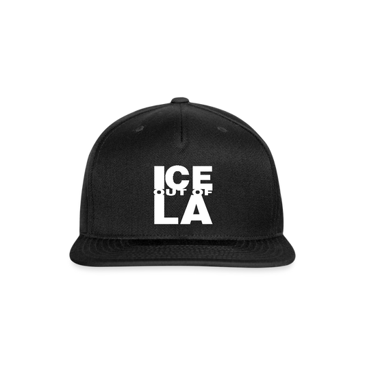ICE OUT OF LA - Snapback Baseball Cap - black