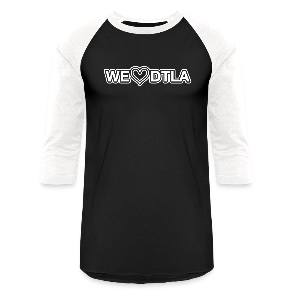 We Heart DTLA - Baseball T-Shirt - black/white