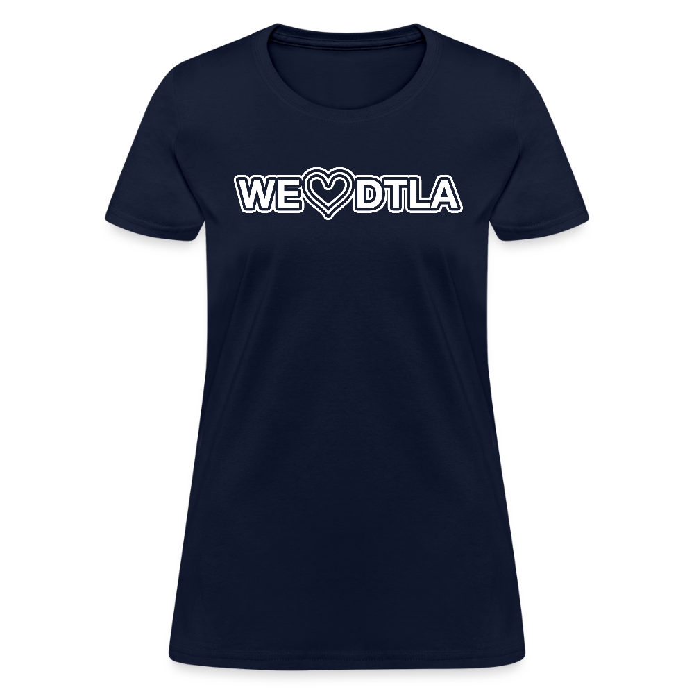 We Heart DTLA - Women's T-Shirt - navy